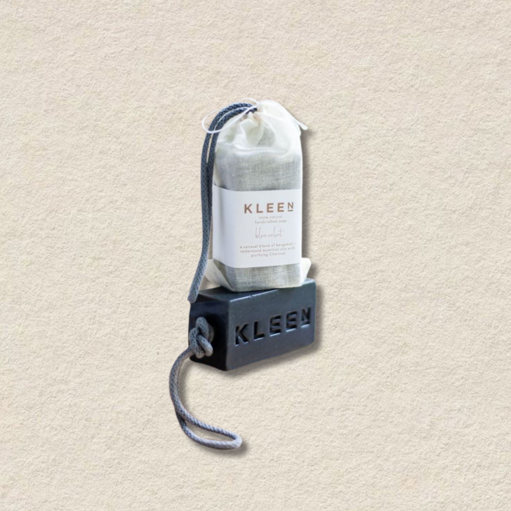KLEEN Charcoal Rope Soap