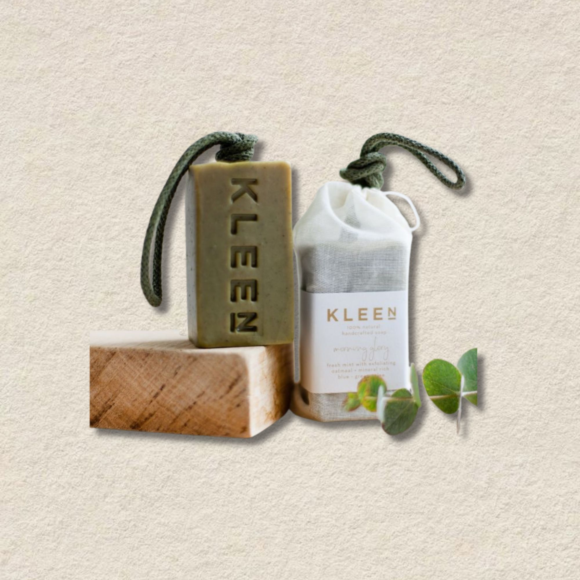 KLEEN Morning Clay Rope Soap